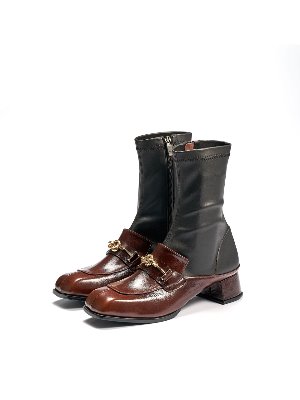 matches manish boots black brown 매치스 매니쉬 삭스부츠 블랙브라운