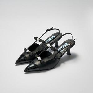 245 샘플세일 DITOLE Loanna slingback shoes Black 디토레 로안나슬링백 블랙